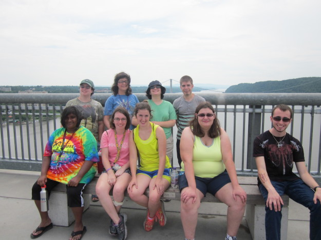 The College Experience Walks all the way over the Hudson